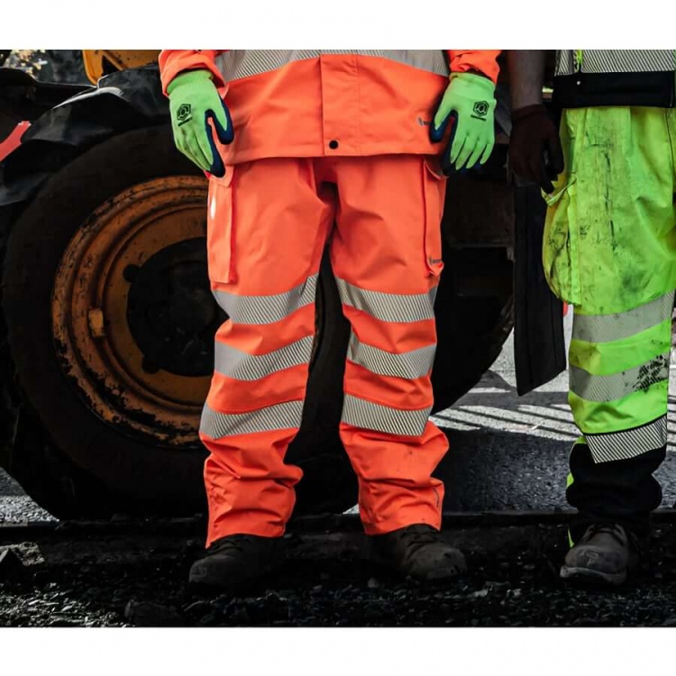 Beeswift BSDTOR Deltic Hi-Vis Overtrouser RIS-3279-TOM  Orange